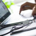 doctor using computer