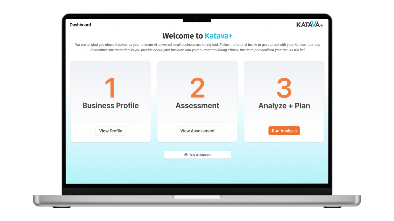 katava+ dashboard